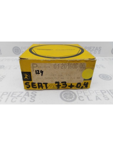 Juego segmentos Seat 124 1197cc (73+0,4 )  Goetze 0120160600.