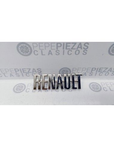 Anagrama Renault 4, 8, Alpine (88x28 mm). Renault 0857607700.