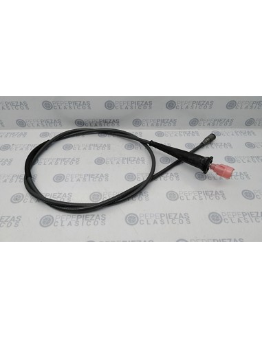 Cable cuentakilometros Renault 4 GTL, F4, Rodeo 6, F6. Enganche clip.