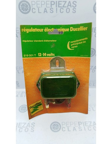 Regulador electrónico alternador Citroen Ak, Aks, Break, Dyane, Renault 5, 6, 12.