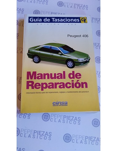 Manual reparación Peugeot 406 (1761 cc 16v, 1998, 2946, 1905D, 2946 V6