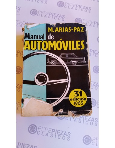 Manual automóviles Arias Paz (31 edición 1963). Con Señales de uso.