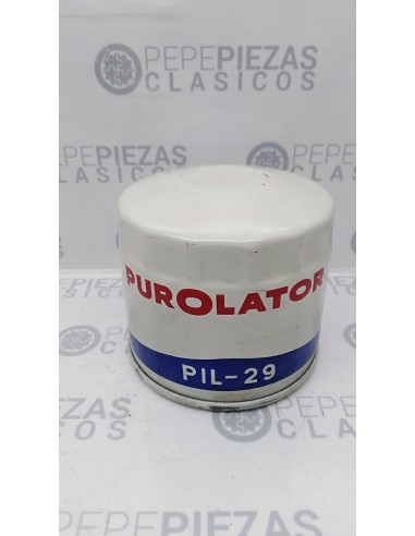 Filtro aceite Simca 900, 1000, 1200. Purolator PIL29-FC103.