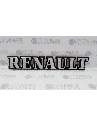 Anagrama Renault camión Barreiros, metálico adhesivo.