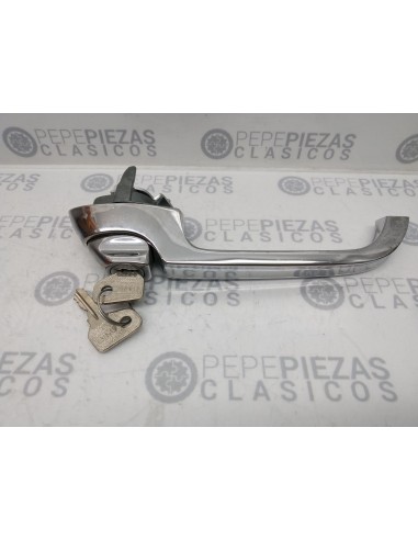 Maneta exterior izquierda Seat 1500 (2 llaves).  Seat AC52160100.