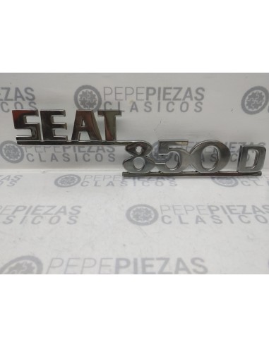 Anagrama Seat 850 D, metálico. Seat EA59002002.