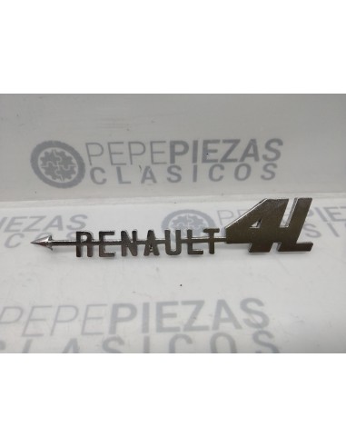 Anagrama salpicadero Renault 4 L (102 x 20 mm).