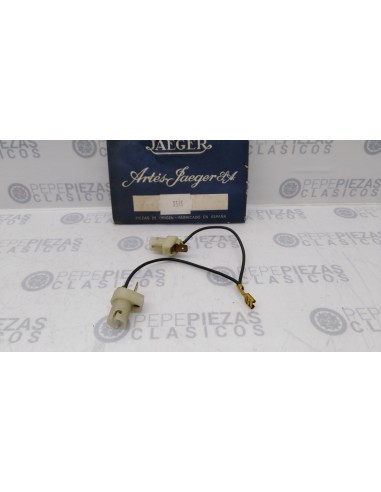 Portalámparas y cable ensamblado Renault 6 (81). Jaeger 6546.