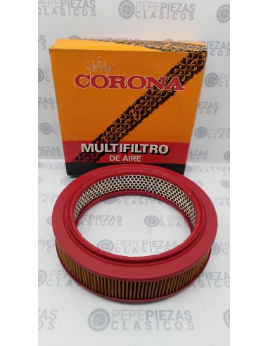 Filtro aire Seat 127, 128, Fiat 128. Marca CORONA MF171.