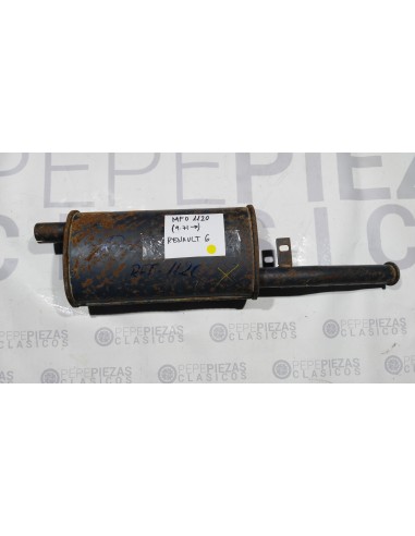 Silencioso escape Renault 6 moderno, compatible Fonos MFO 1120.