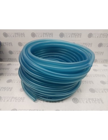 Tubo gasolina PVC azul 8 x 10 mm.