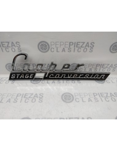 Anagrama Mini cooper Stage conversion, capo trasero.