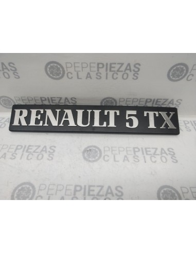 Anagrama Renault 5 TX (217 X 36 MM) Plástico.