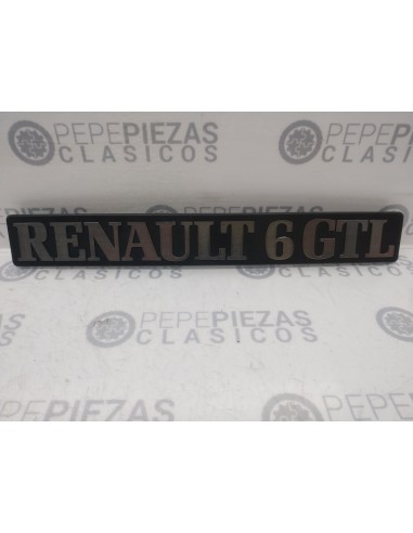 Anagrama Renault 6 GTL (226 X 30 MM) Plástico.