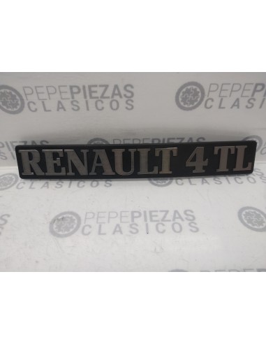 Anagrama Renault 4 TL (210 x 30 mm) Plástico. 7700697701.