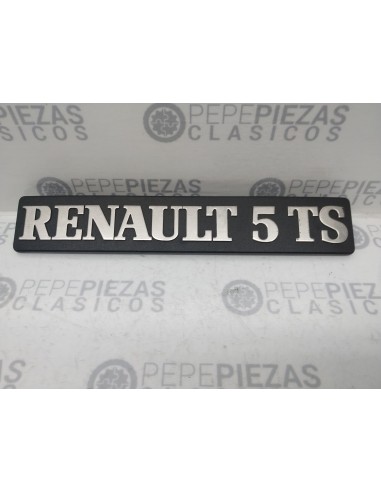 Anagrama Renault 5 TS (219 x 35 mm) Plástico.