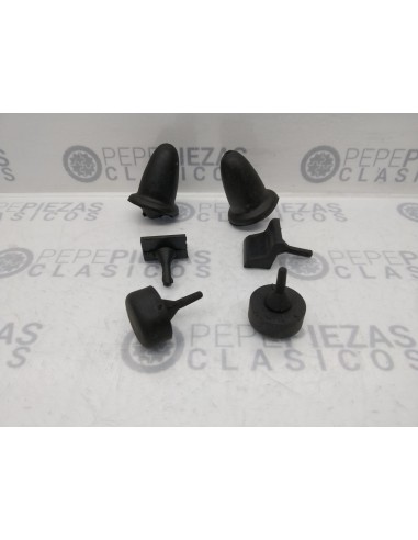 Kit topes goma capo delantero y trasero Seat 124 Sport.