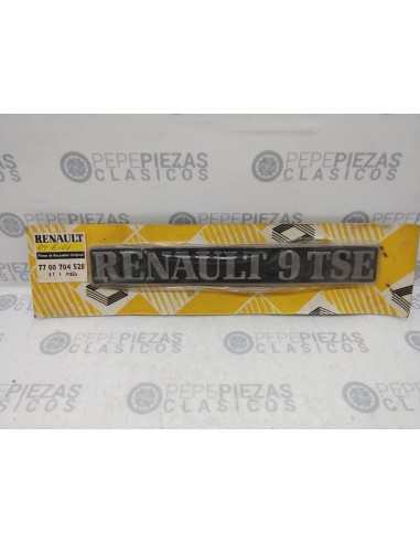 Anagrama trasero Renault 9 TSE.