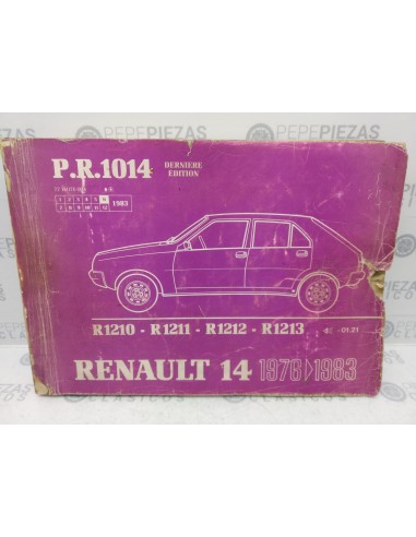 Manual reparación Renault 14 (76 al 83). Copia encuadernada.