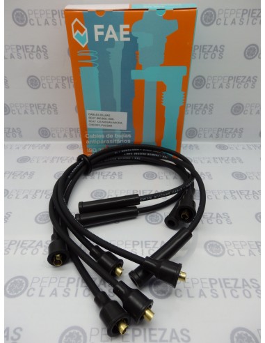 JUEGO CABLES BUJIAS SEAT 600, 850, 133, 1500, NISSAN MICRA, CHERRY