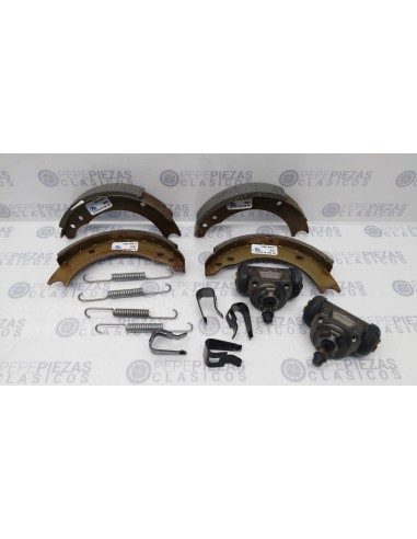 KIT DE FRENOS TRASEROS RENAULT 4,5,6.  (TAMBOR 160 MM)