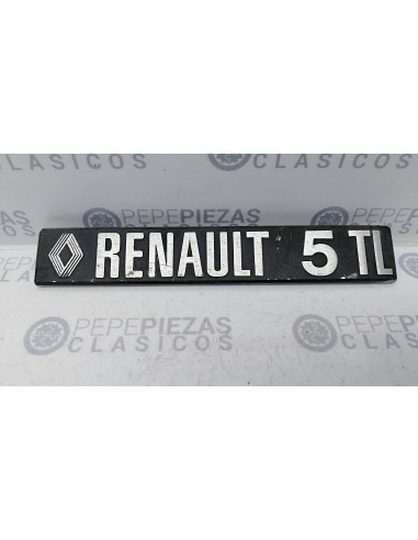 ANAGRAMA RENAULT 5 TL METALICO (USADO)