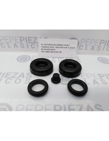 KIT REPARACION BOMBIN FRENO TRASERO SEAT 1500 (HASTA 66 Y DESDE 66 EN ADELANTE) 7/8"