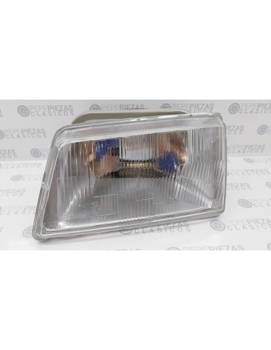 Optica faro Peugeot 205 lámpara europea/derecha.Marca Infasa.