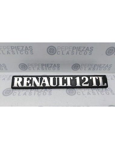 Anagrama trasero Renault 12 TL (plástico).