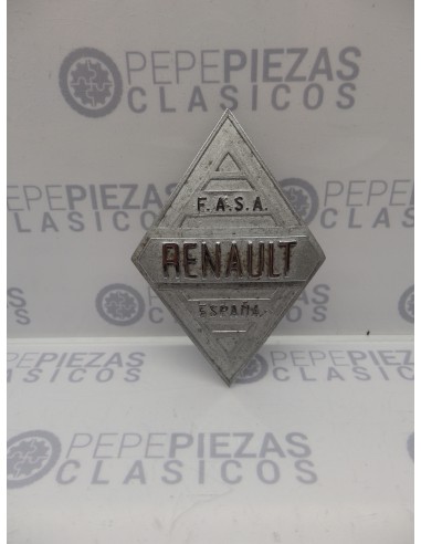 ANAGRAMA RENAULT 4 FASA. METALICO.